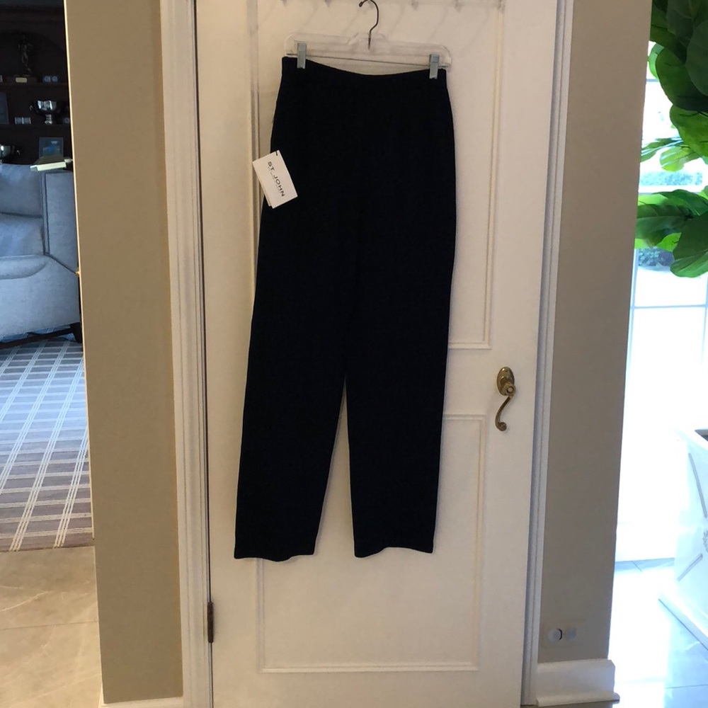 St. John Marie Dray straight leg pant